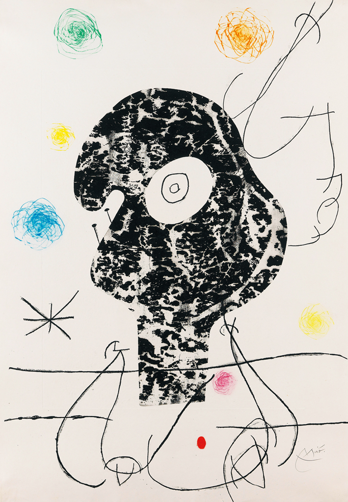  胡安·米罗 Joan Miró ——黑白线条抽象画